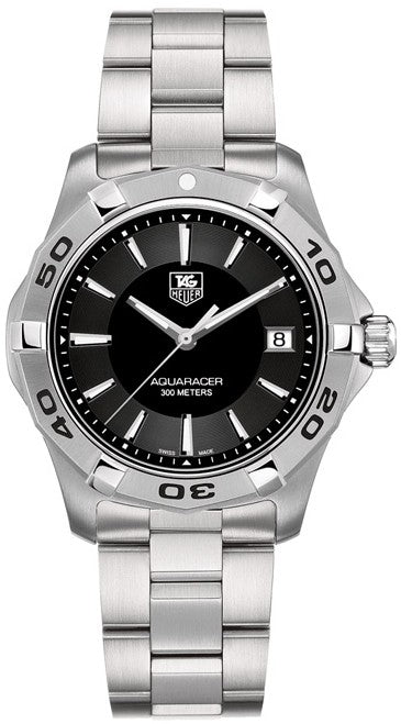 Tag Heuer Aquaracer Black Steel 300M Men's Watch WAP1110.BA0831