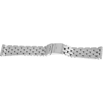 Breitling Brushed Stainless Steel Pilot OEM Watch 24mm Bracelet 384A