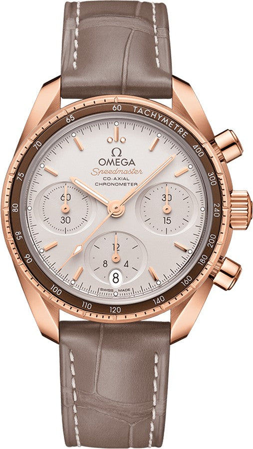 Omega Speedmaster 38 18k Rose Gold Men's Watch 324.63.38.50.02.003