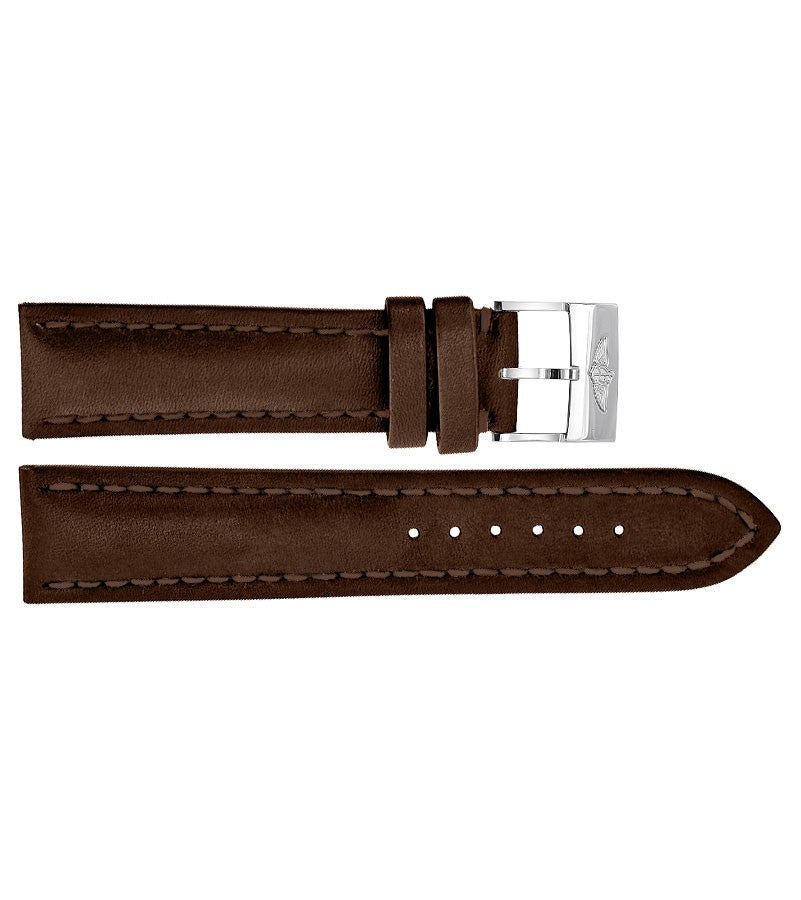 Breitling 22mm Brown Leather Strap 481X