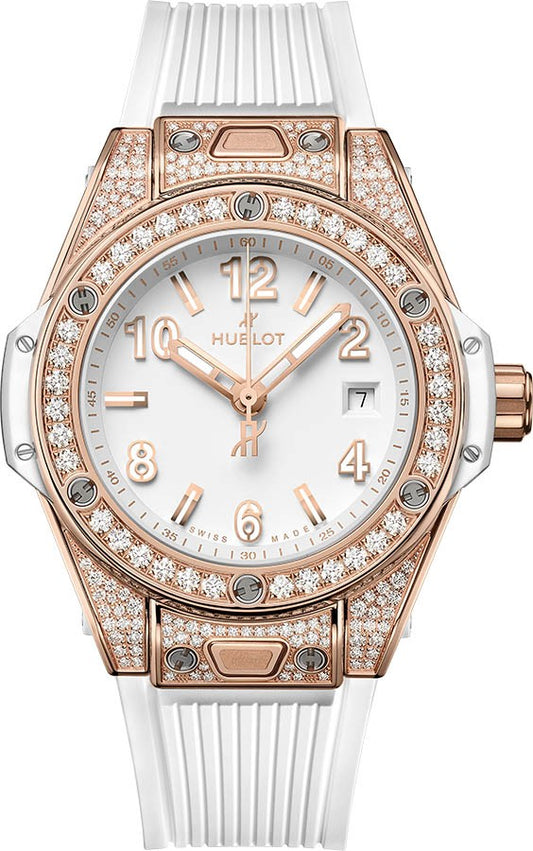 Hublot Big Bang One Click Rose Gold 33mm Women's Watch 485.OE.2080.RW.1604