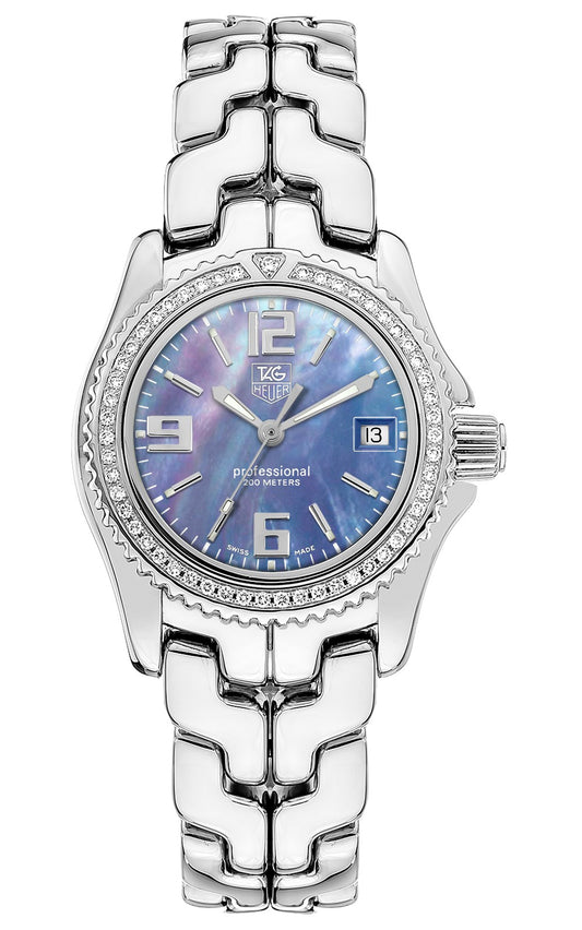 Tag Heuer Link Purple Mother of Pearl Dial Women's Watch WT131D.BA0558