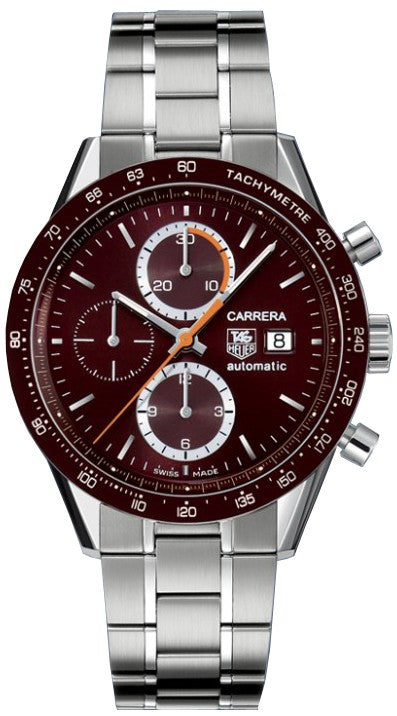 Tag Heuer Carrera Chronograph Brown Dial Men's Watch CV2013.BA0794