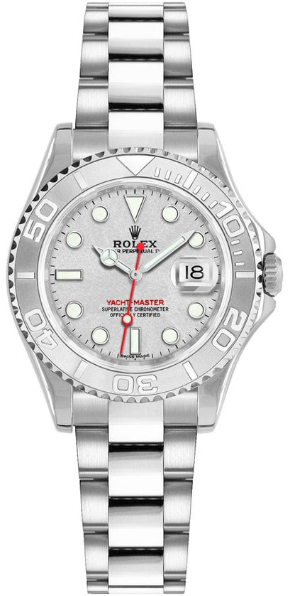 Rolex Yacht-Master 29 Stainless Steel Luxury Women's Watch 169622