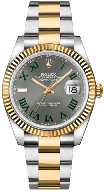 Rolex Datejust 36 Wimbledon Dial Luxury Watch 126233-0036