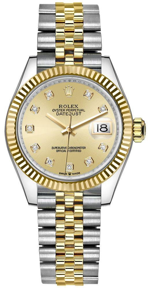 Rolex Datejust 31 Diamonds Jubilee Bracelet Women's Watch 278273-0026