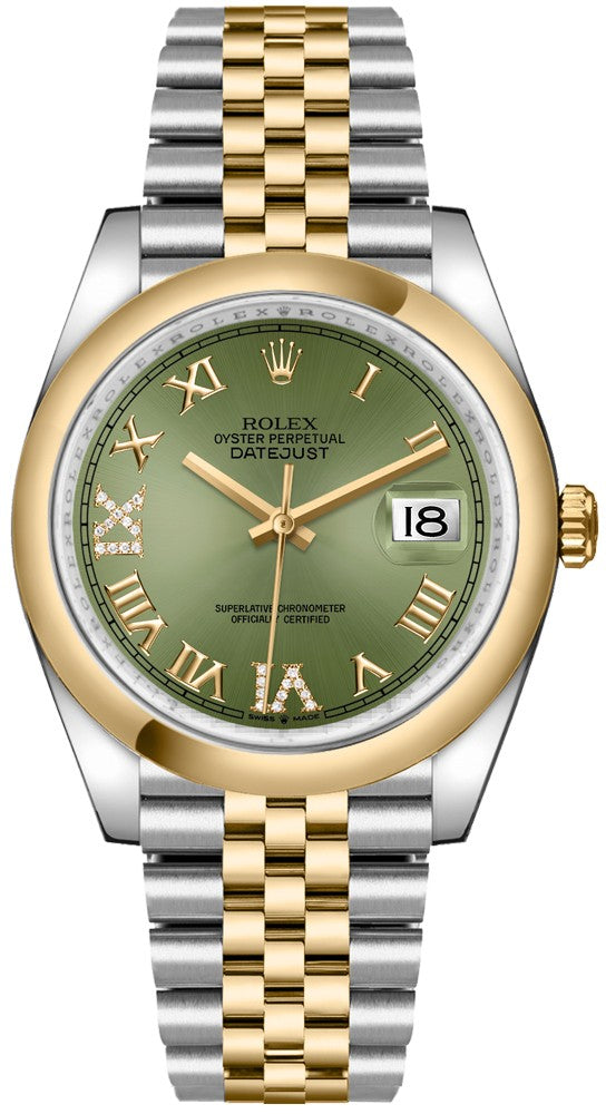 Rolex Datejust 36 Olive Green Dial Watch 126203-0025