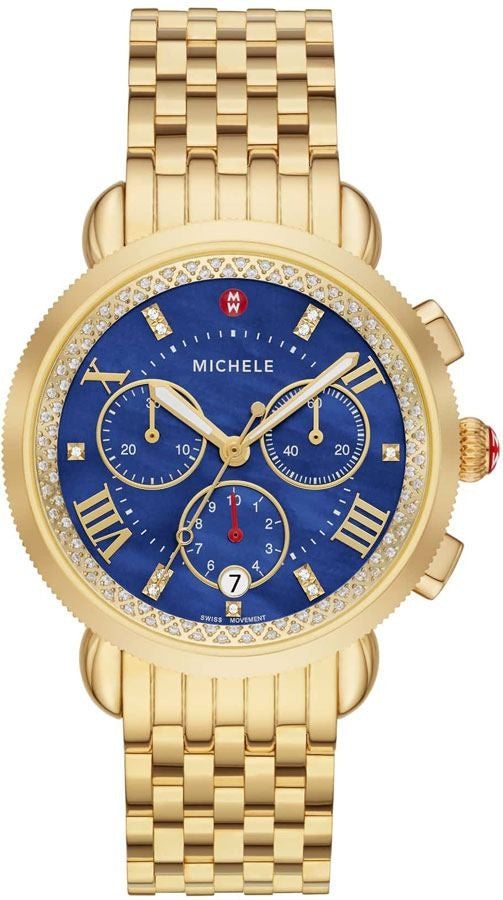 Michele Sport Sail Roman Numeral Diamonds Women's Watch MWW01C000145