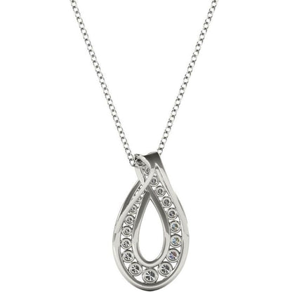 Diamond Pendant, .84 Carat on 18k White Gold P21962W