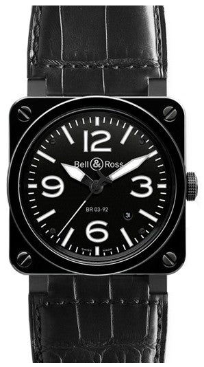 Bell & Ross Aviation Instruments BR0392-CER-BLP/SCR