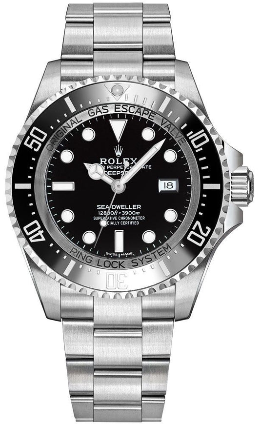 Rolex Sea-Dweller Deepsea Black Dial Oystersteel Men's Watch 116660-0001