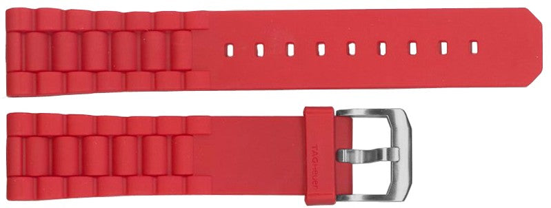 Tag Heuer Formula 1 20mm Red Rubber Strap BT0706