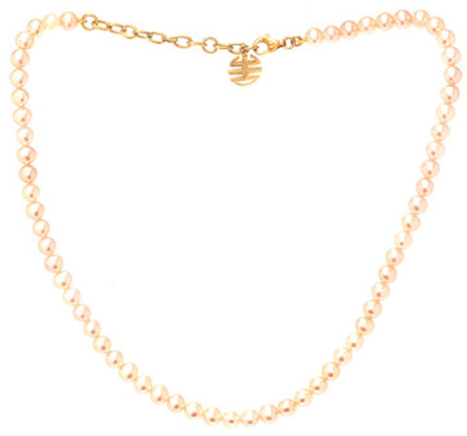 Mimi Milano 18k Yellow Gold Pearl Necklace Mimi-66