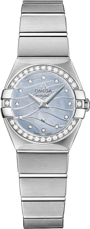 Omega Constellation 24mm Diamond Women's Watch 123.15.24.60.57.001