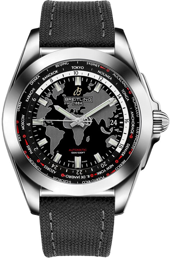 Breitling Galactic Unitime Men's Sport Watch WB3510U4/BD94-109W