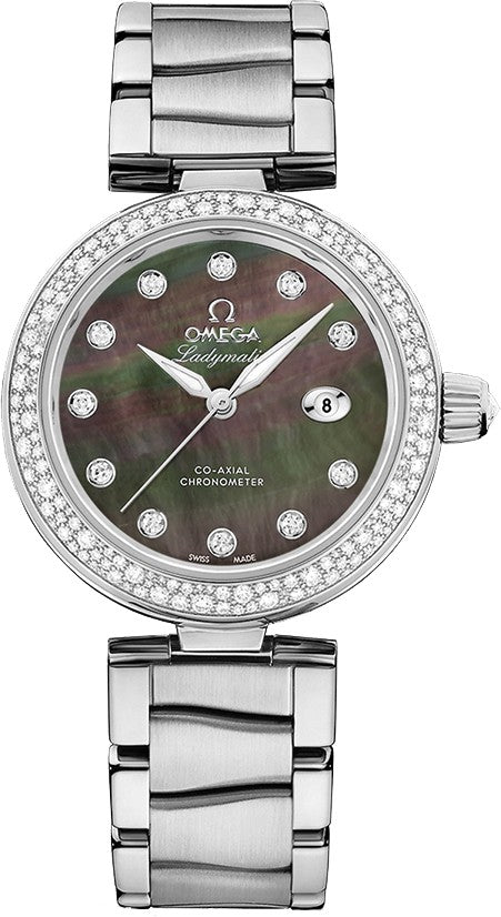 Omega De Ville Ladymatic Stainless Steel Women's Watch 425.35.34.20.57.004