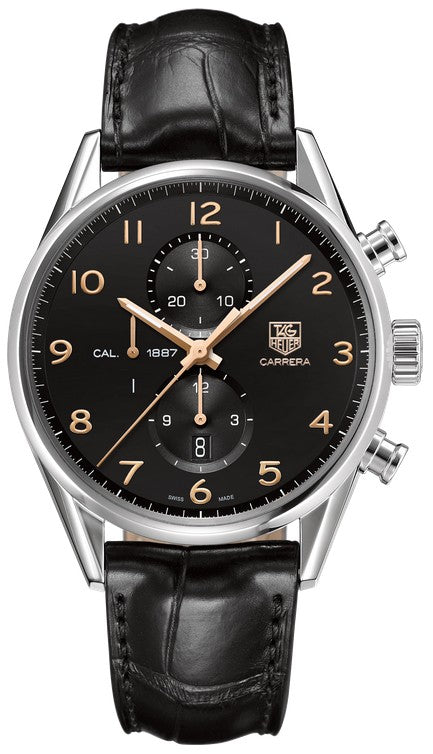 Tag Heuer Carrera Black Dial Calibre 1887 Men's Watch CAR2014.FC6235