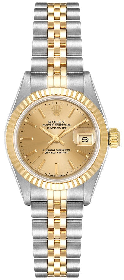 Rolex Lady-Datejust 26 Champagne Dial Two-tone Women's Watch 79173