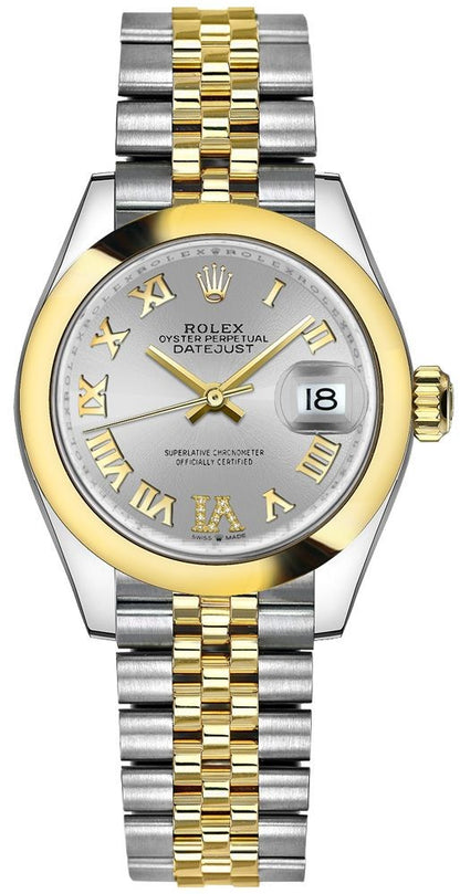 Rolex Datejust 31 Silver Dial Diamond VI Women's Watch 278243-0004