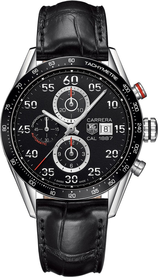 Tag Heuer Carrera Calibre 1887 Black Dial Men's Watch CAR2A10.FC6235