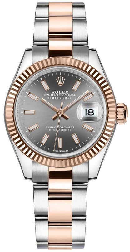 Rolex Datejust 31 Slate Grey Index Dial Women's Watch 278271-0017