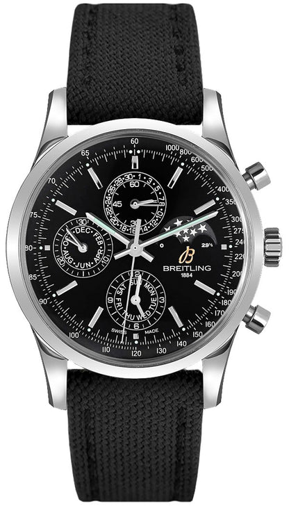 Breitling Transocean Chronograph 1461 Black Dial Men's Watch A1931012/BB68-103W