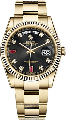 Rolex Day-Date 36 Solid Gold Watch 118238-0396