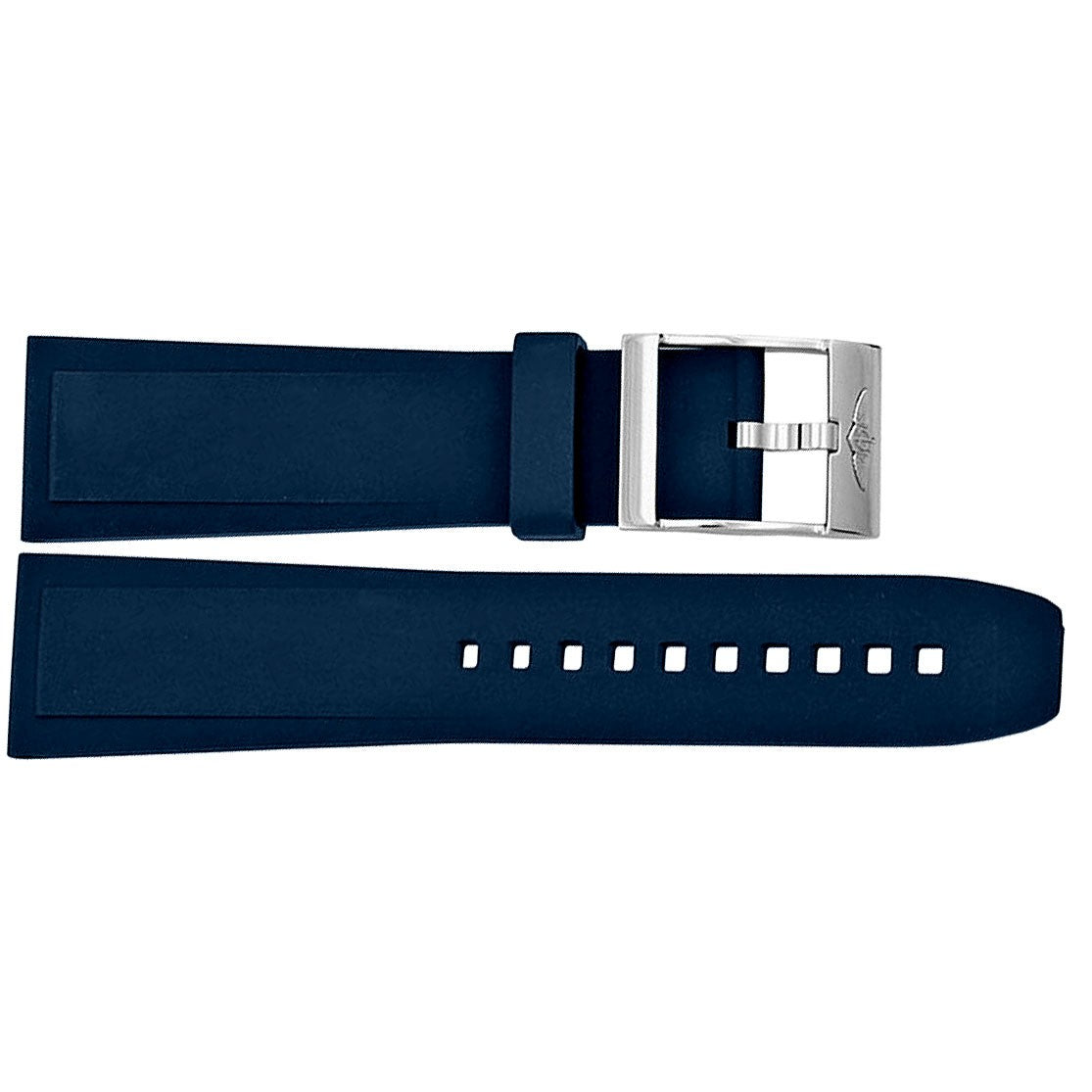 Breitling 22mm Blue Rubber Strap 145S