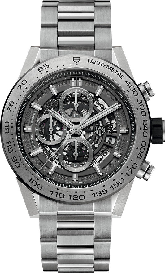 Tag Heuer Carrera Calibre Heuer 01 Skeleton Dial Men's Watch CAR2A8A.BF0707