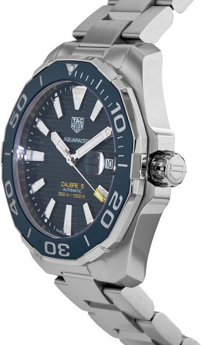 Tag Heuer Aquaracer Blue Dial 300M Authentic Men's Watch WAY201B.BA0927