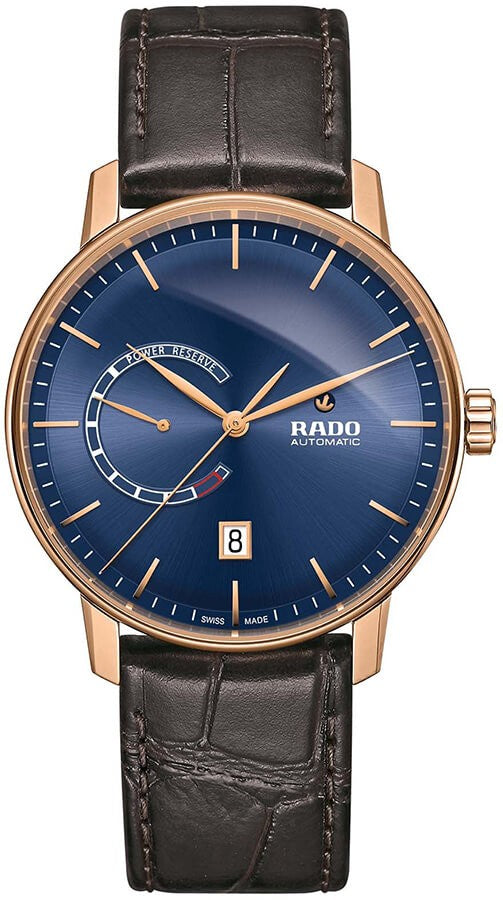 Rado Coupole Classic Automatic Blue Dial Rose Gold Men's Watch R22879205