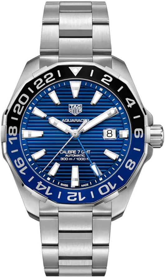 Tag Heuer Aquaracer GMT Blue Dial Men's Watch WAY201T.BA0927