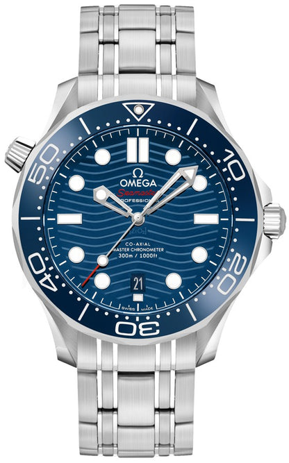 Omega Seamaster Diver 300M Blue Dial Men's Watch 210.30.42.20.03.001