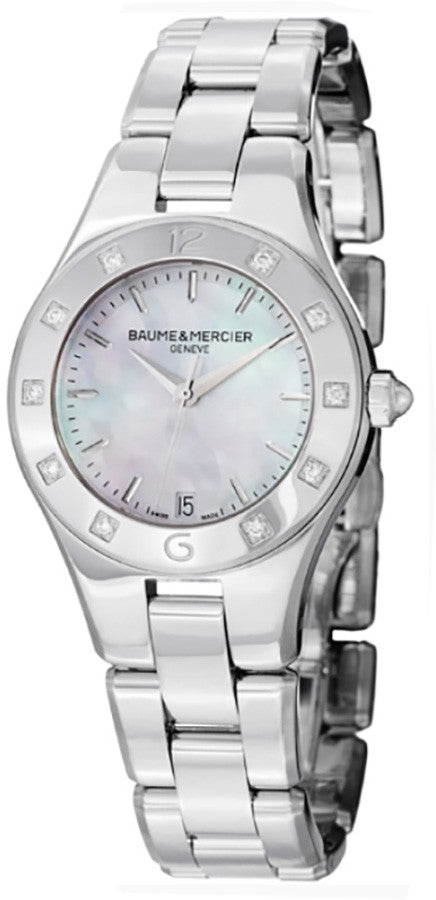 Baume & Mercier Linea Diamond Bezel Steel Women's Watch 10071