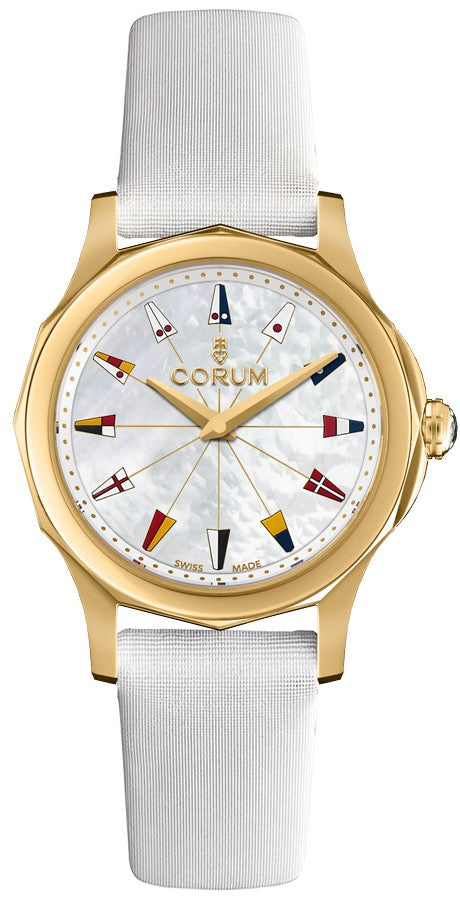 Corum Admiral Legend 38 Yellow Gold Women's Watch 110.200.56/0049 PN12