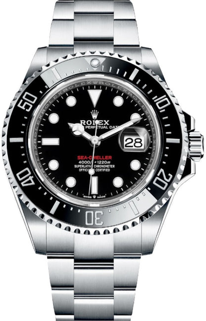 Rolex Sea-Dweller 43mm Men's Watch MK2 Black Dial 126600-0001