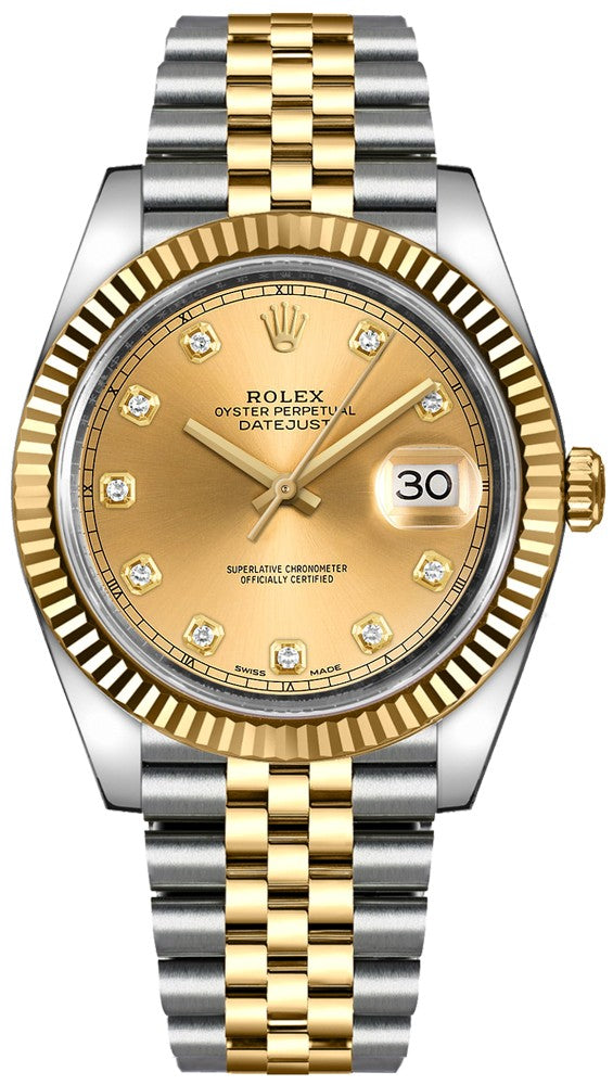 Rolex Datejust 41 Steel & Yellow Gold Men's Watch 126333-0012