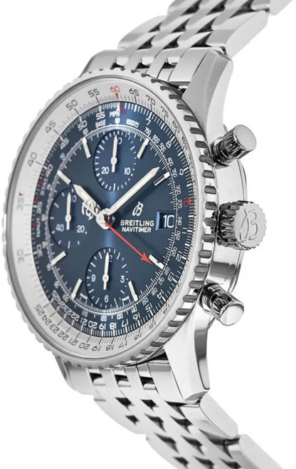 Breitling Navitimer 1 Chronograph Blue Dial Steel Men's Watch 41 A13324121C1A1