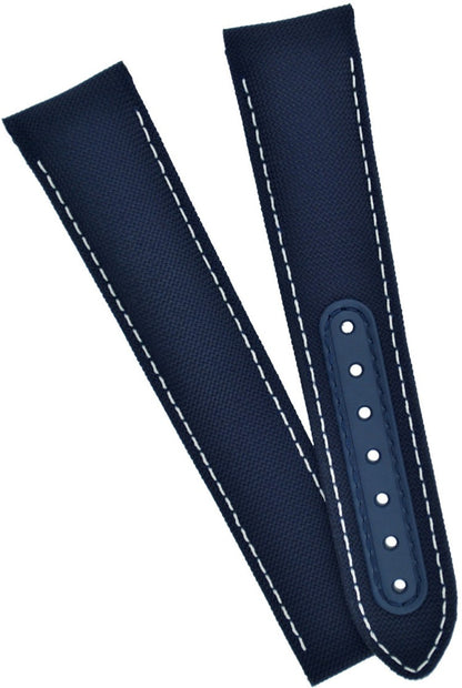 Omega 19mm Blue Coated Nylon Fabric Strap 032CWZ003833