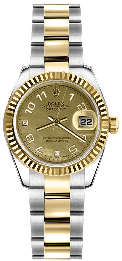 Rolex Lady-Datejust 26 Oyster Bracelet Women's Watch 179173