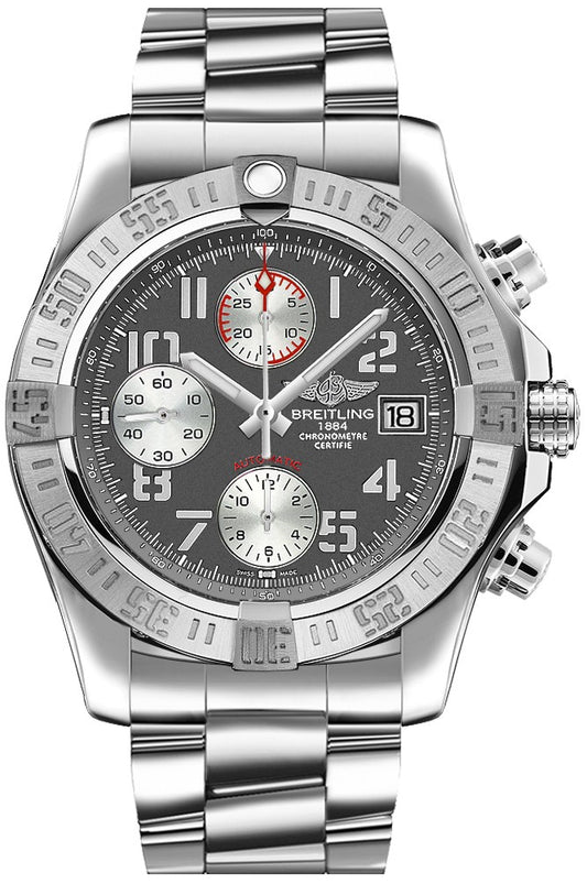 Breitling Avenger II Chronograph Grey Dial Men's Watch A1338111/F564-170A