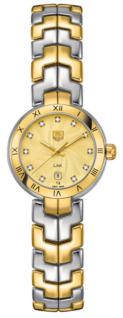 Tag Heuer Link Gold with Diamonds Women's Watch WAT1451.BB0955