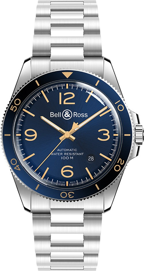 Bell & Ross Vintage Blue Dial Steel Men's Watch BRV292-BU-G-ST/SST