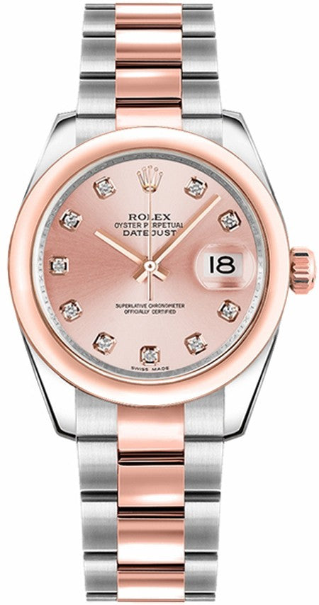 Rolex Datejust 31 Pink Diamond Dial Watch 178241-0033