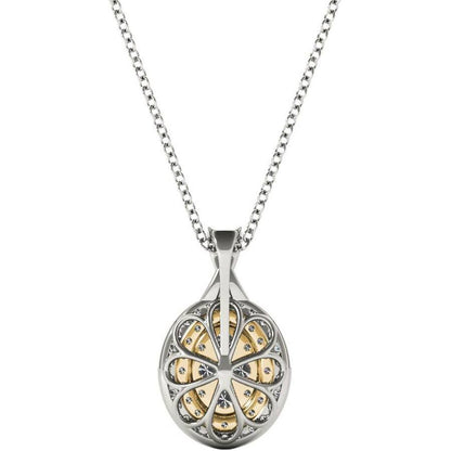 Diamond Pendant, .66 Carat on Solid 18k White & Yellow Gold P21951WY