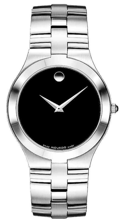 Movado Juro Black Dial Stainless Steel Men's Watch 0605023