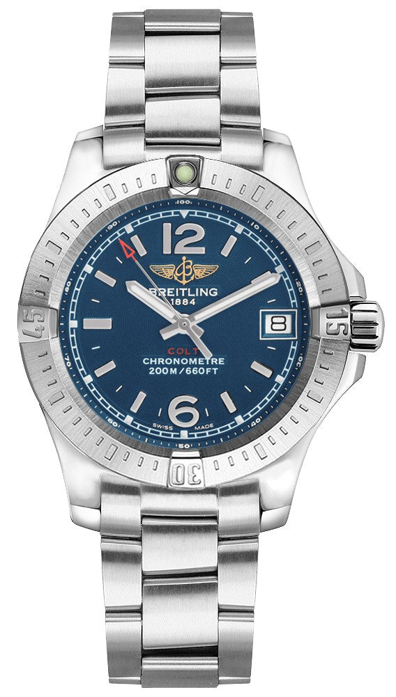 Breitling Colt Lady Blue Dial Women's Watch A7738811/C908-175A