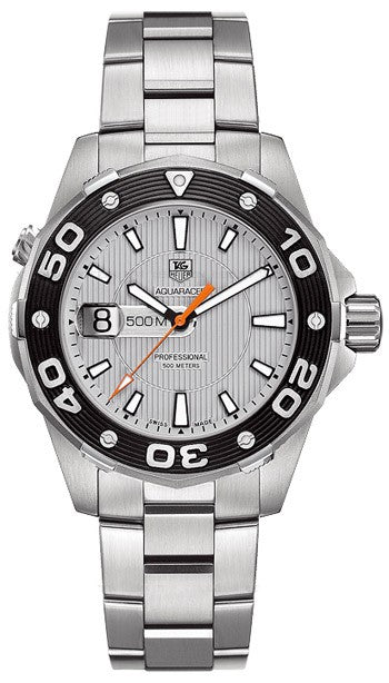 Tag Heuer Aquaracer Stainless Steel Silver Dial Men's Watch WAJ1111.BA0870