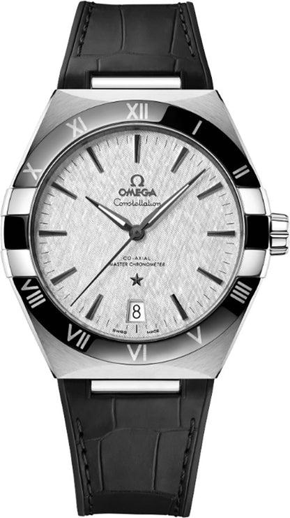 Omega Constellation Black Ceramic Bezel Men's Watch 131.33.41.21.06.001