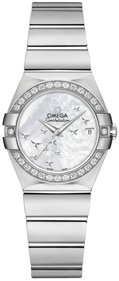 Omega Constellation Diamond 27mm Women's Watch 123.15.27.20.05.001